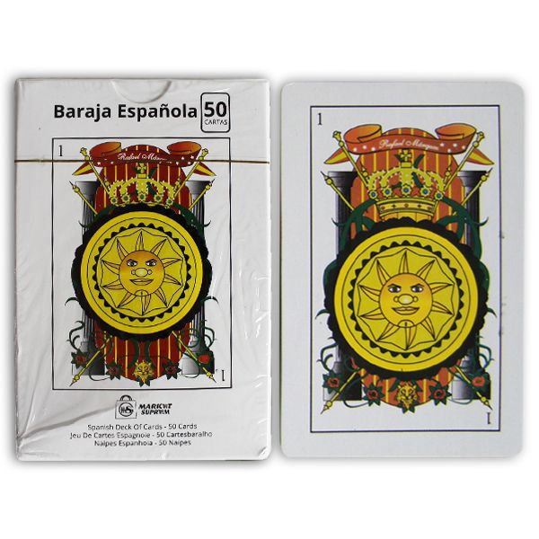 BARAJA ESPAÑOLA 50 CARTAS 6,2X9,5CM