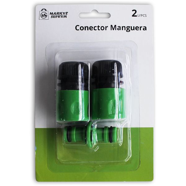 CONECTOR MANGUERA 2 UDS COLORES STDS