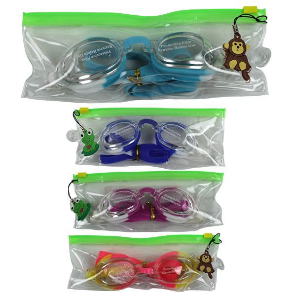 Gafas natacion infantil con bolsa colores stdos