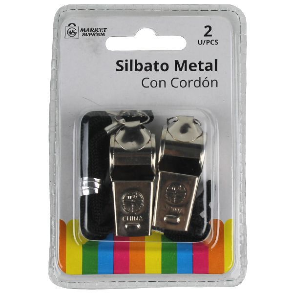 SILBATO METAL C/CORDON 2 UDS